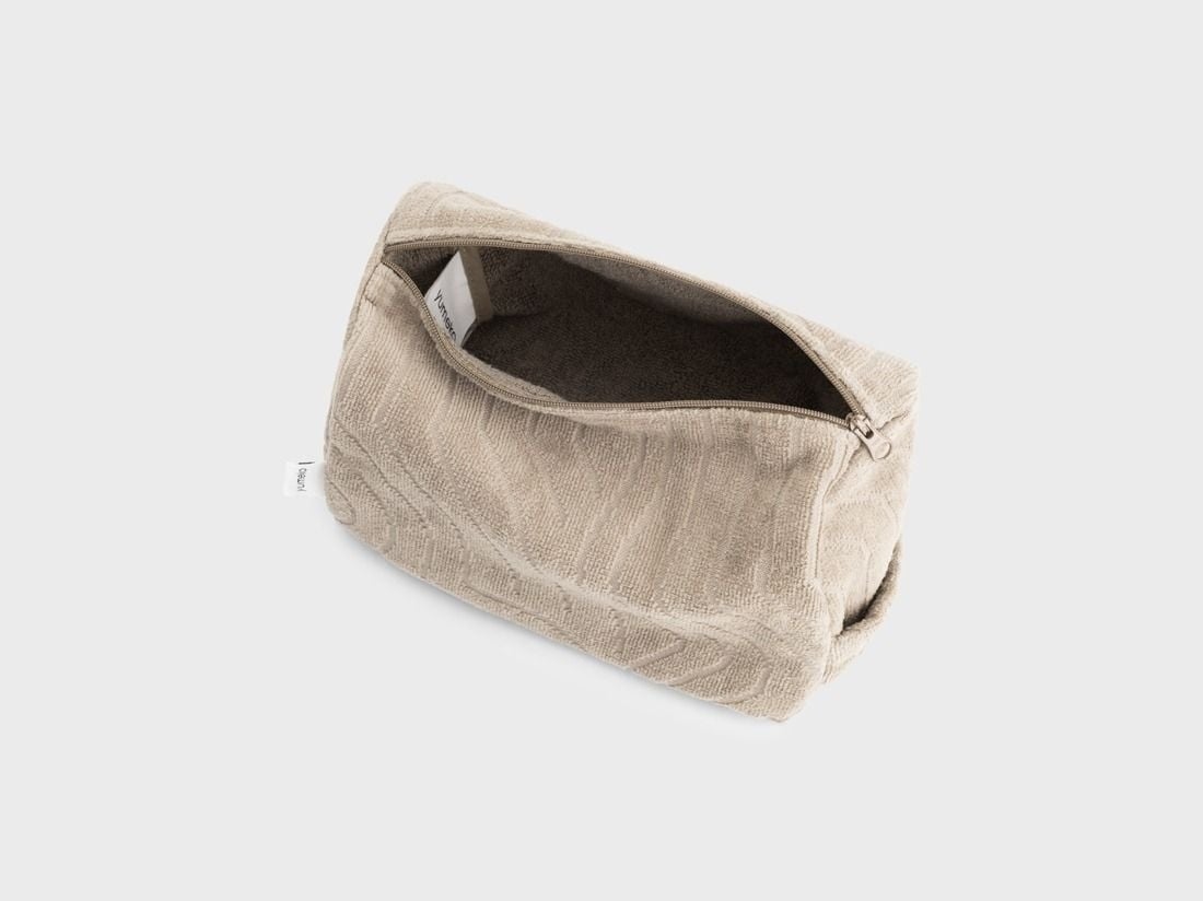 Kulturbeutel Velours Classic Taupe